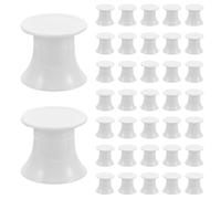 OSOLADY 50pcs Self Seal Toothpaste Cap, Plastic Covers Squeeze Caps for Toothpaste No Mess Replacement Lids, Applicable for 28-30mm Nozzle