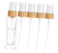 OSOLADY 5pcs Bamboo Spray for Essential Oil Bottles Fine Mist Nozzles for Skincare Cleaning and Hydration Fit for Containers and Leak Design