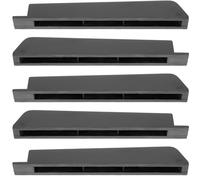 OSOLADY 5pcs Black Plastic Piano Keytops Replacement Keys, Practical and Easily Installed Piano Repair Accessories for Musicians in Music Studio