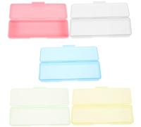 OSOLADY 5pcs Eyelash Tweezer Storage Case Set Empty Organizing Holders for Eyelash Extensions Travel-Friendly Tweezers Case for Beauty Tools
