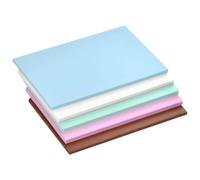 OSOLADY 5pcs Mixed Color DIY Carving Rubber Bricks for Stamp Making, Soft Rubber Brick Carving Blocks for Craft Projects and Card Making, Suitable for Beginners and Art Crafts Random Color