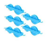 OSOLADY 5Pcs Plastic Double Pulley Physics Experiment Kit Teaching Tool for School Supplies Mechanic Equipment for Engaging Science Learning