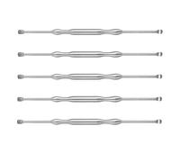 OSOLADY 5pcs Stainless Steel Earpick Earwax Removal Tool Set with Easy-to-use Ear Spoon and Practical Design for Professional Trained Users