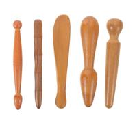 OSOLADY 5pcs Wood Therapy Massage Tools, Foot Acupuncture Stick, Trigger Point Massager Tool for Trigger Point Treatment, Home Relaxation