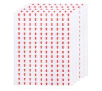 OSOLADY 60 Sheets Arrow Caution Stickers Direction Stickers Red Paper Lightweight Strong Adhesion Labels for Daily Life Marking Defective Product