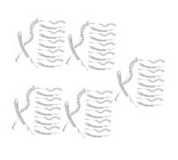 OSOLADY 60pcs Rhinestone Hair Clips Slim Metal Bobby for Women Elegant Styling Accessories for Parties and Weddings Non-fading Design Sparkling Rhinestones