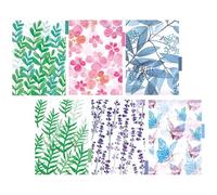 OSOLADY 6pcs A4 PP Binder Paper Dividers with 30 Colored Holes, Index Tabs for Ring Binders, Office Supply Accessories for School and Work Organization