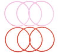 OSOLADY 6pcs Aquarium Floating Duckweed Rings Plastic Fish Feeding Ring Plant Holder Tank Isolation Circles for Fish Feeding and Plant Separation