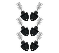 OSOLADY 6pcs Beer Tap Cleaning Brush Set with High Efficiency Nylon and Plastic Bristles, Comfortable Handle for Easy Draft Beer Faucet and Keg Tap Maintenance, for Home Brewing and Bar