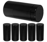 OSOLADY 6pcs Black Pp Leak-proof Cream Bottles for Skin Products Travel-friendly Aroma Container Kit for Lip Cream Body Lotion