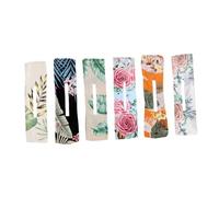OSOLADY 6pcs Hair Bun Maker Set Twisted Donut Hair Bun Shaper for Women Includes 10 11 12 13 14 Flower Designs Easy to Use