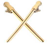 OSOLADY 6pcs Metal Hairdressing Clips Hair Styling Sectioning Clips with Spring Install, Does Not Leave Hair Dents, Simple Design for Perm and Individual Use in Salon Or Home