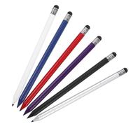 OSOLADY 6pcs Pencil-style Touch Screen Stylus Pens for Smartphones and Touch Screen Devices, High Precision Dual Use Pens for Drawing and Note Taking with Plastic Material