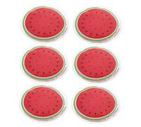 OSOLADY 6pcs Reusable Cooling Eye Pads Small Round Ice Packs Cold Compress for Eye Pain Relief and Face Injuries Refreshing Fruit Scented Ice Patches for Travel and Relaxation