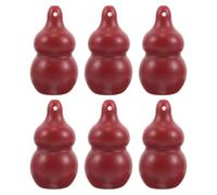 OSOLADY 6pcs Silicone Lip Makeup Applicator Set: Mini Lip Balm Brush for Cream and Color Blending - Gentle Scrub Brush for Portable Beauty Routine, Red