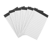 OSOLADY 6pcs Small Lined Notepads A7 Pocket Size Paper Notebooks for Daily Planning and Checklist Convenience Compact White Notepads for Office Supplies and Travel