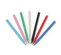 OSOLADY 7pcs Replacement Pen for Lcd Writing Tablet Plastic Stylus Pens Memorise Words Assorted Colours for Children Doodle Board Use