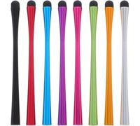 OSOLADY 8 Pcs Unique Waist Capacitive Stylus Pens for Touch Screen Devices and Smartphones, Featuring Flexible Pen Body and Nonslip Silicone and Metal Design for Electronic Random Color