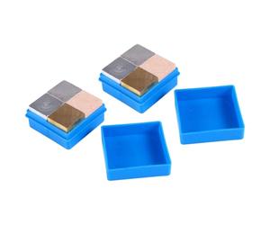OSOLADY 8pcs 2cm Cube Set for Density and Specific Gravity Experiments with Copper, Iron, Aluminum, and Wood - Equal Mass Metal and Wood Cubes for Laboratory Science Education