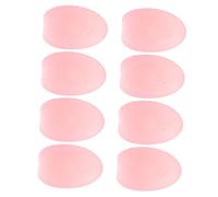 OSOLADY 8pcs Lip Brush Dust Covers Silicone Makeup Brush Protection Covers for