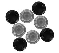 OSOLADY 8pcs Piano Caster Cups Non Slip Noise Floor Protectors for Upright and Grand Pianos Stable Support Pads for Hardwood Tile Carpet Floors Transparent and Black Styles