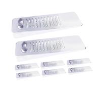 OSOLADY 8pcs Transparent Furniture Leveling Shims Chair Levelers Door Shims Stackable PVC Anti-Collision Pads for Uneven Floors and Doors