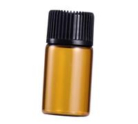 OSOLADY 9PC Mini Amber Glass Vial Bottles for Essential Oils Chemistry Chemicals Colognes Perfumes Small Portable Glass Containers with Orifice Reducer
