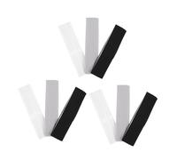 OSOLADY 9Pcs Breathable Sports Headbands for Women Elastic Multi Function Sweatbands for Yoga Gym and Workouts Comfortable and Hair Accessories in Black White and Light Grey