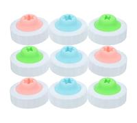 OSOLADY 9pcs Creami Swirl Pint Container Nozzle: Soft Serve Maker Spout Compatible for Ninja NC701 & NC700-1.8" Ice Cream Dispenser Nozzle Replacement Spout