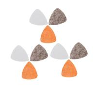 OSOLADY 9pcs Felt Ukulele Picks Noise Reducing Guitar Plectrums for Beginners Slip Ergonomic Design Enhance Sound Quality for Clearer Harmonious Ukulele Playing