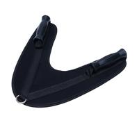 OSOLADY Ab Harness V-shape Belt Cable Machine Attachment for Abdominal Workout Wide Padded Fitness Strap with Ergonomic PVC Handle Nylon for Neck and Shoulder Protection Home Gym Accessory
