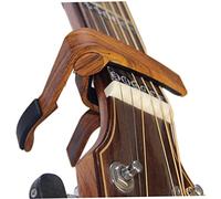 OSOLADY Acoustic Guitar Capo with Rosewood Grain Rubber Padded for Stable String Hold Quick Release and Reposition for Classical and Folk Guitar Accessories