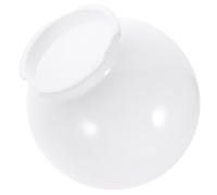 OSOLADY Acrylic Milky White Outdoor Globe Lamp Shade 250mm Diameter Post Mount Replacement Ball Lampshade for Wall and Street Light Fixtures