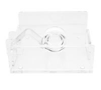 OSOLADY Acrylic Napkin Holder Paper Napkin Dispenser for Dining Table Kitchen Restaurant Square Design Windproof Tissue Organizer for Home and Parties