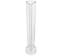 OSOLADY Acrylic Taper Candle Mold for Aromatherapy & Soy Wax - DIY Handmade Triangular Prism Craft Casting Mold - 8.7" Candle Mould for Christmas Party Table