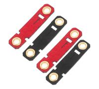 OSOLADY Adjustable Velvet Bird Rings PET Parrot Bird Harness with Comfortable Material and Safety Clips 4.50X1.10X0.10Cm Training Accessory for Cockatiels