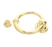 OSOLADY Alloy Door Knocker Ring for Front Doors Vintage Style with Security Function Modern Exterior Knockers Suitable for Home and Hotel Entrances