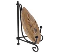 OSOLADY Ammonite Specimen Ammonite Model Decoration Mineral with Translucent Surface Vibrant Multi Color Geological Teaching Specimen with Supporting Stand for Geology Enthusiasts