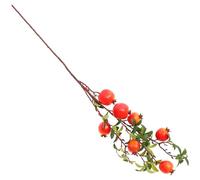 OSOLADY Artificial Pomegranate Stem Branch for Vase Decor with Red Foam and Iron Wire, Decorative Use and Photography Prop, for Decorating The Bedroom and Wedding Settings