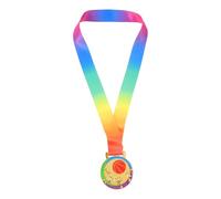 OSOLADY Award Medals: Basketball Trophy Award with Neck Ribbon, First Place Medal Prize Present for Sports Participation, Sports Themed Party Favors