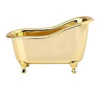 OSOLADY Bathtub Makeup Holder Cosmetics Storage Holder 6.3x4.7x3.5inch Creative Fashionable Abs Desktop Organizer Useful Efficient for Lip Gloss and Makeup Brush on Dresser