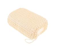 OSOLADY Beige Sisal Body Exfoliating Sponge for Men, Natural African Net Bath Scrubber Gentle Body Cleaning and Deep Exfoliation, for Shower and Bath Use