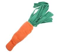 OSOLADY Bite Resistant Carrot Shaped Dog Chew with Oxford Cloth Cover Interactive Pet for Teeth Cleaning and Gums Health Includes Food Dispensing Feature for Mental Stimulation and Play