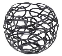OSOLADY Black Metal Wire Lamp Shade Replacement with Hollow Out Design and Sturdy Iron Frame, Decorative Cage Lampshade for Bedroom Lighting and Lampshade Replacement