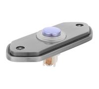 OSOLADY Brass Doorbell Push Button Retro Wired Door Bell Button Hexagonal Silver for Indoor Settings, Bedrooms, Office and Residential Gate