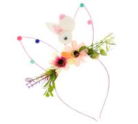 OSOLADY Bunny Ear Headband Lightweight Comfortable Rabbit Ears Hairband for Easter Party Costume Carnival Christmas Years Eve Celebration Accessory