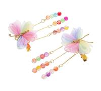 OSOLADY Butterfly Hairpin Vintage Metal Tassel Hair Clips for Girls Party Wedding Daily Use Cute Accessories for Teen Girls