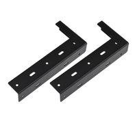 OSOLADY Cabinet Mounting Brackets with Exceptional Strength Made of Cold Rolled Steel 2pcs Wall Mounted Hanging Brackets for Storage and Organization in Studios and Offices