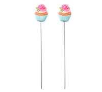 OSOLADY Cake Tester Pins Easy to Use 2pcs Stainless Steel for Baking Bread and Cake for Baking Lovers