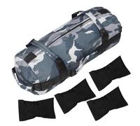 OSOLADY Camouflage Weighted Sandbag for Fitness Training Sturdy Exercise Pouch Strong Handles for Outdoor and Indoor Workouts